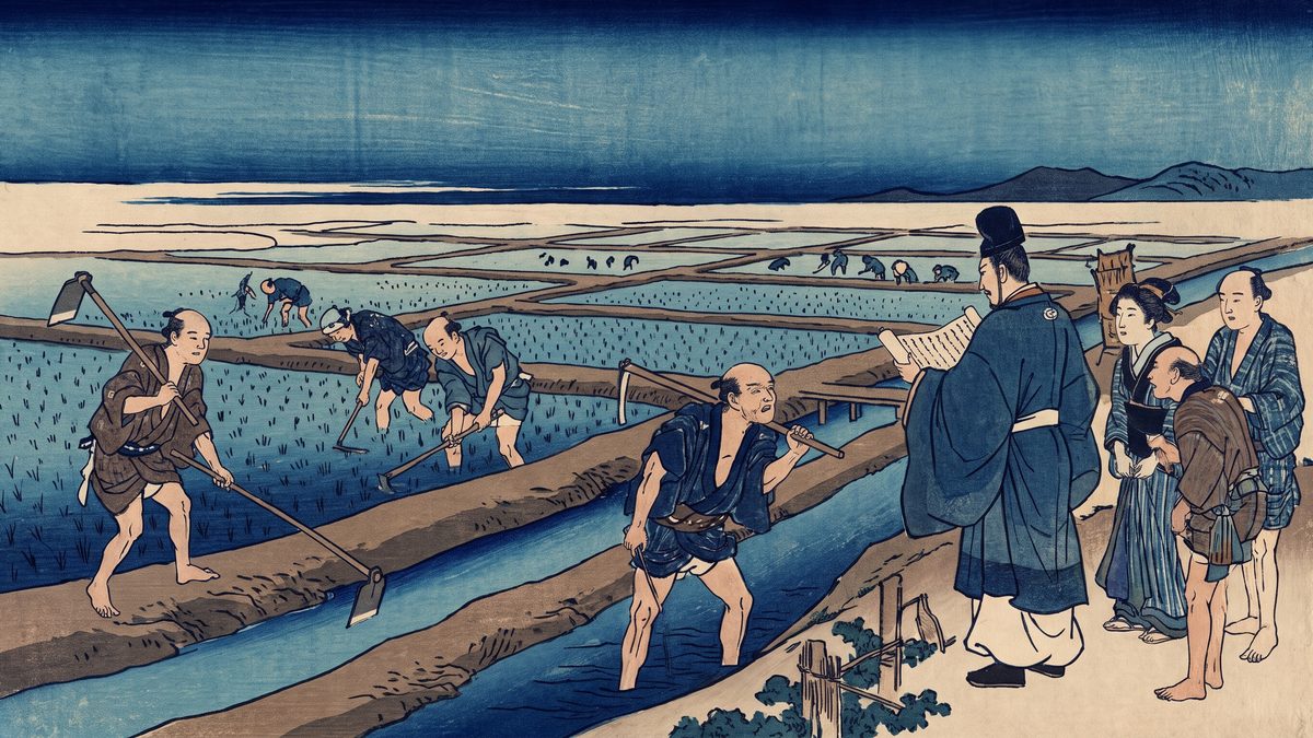 三世一身法の浮世絵イラスト