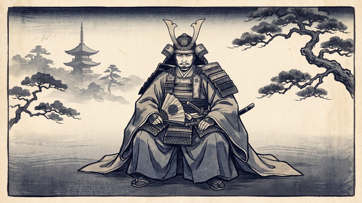 足利尊氏の浮世絵イラスト