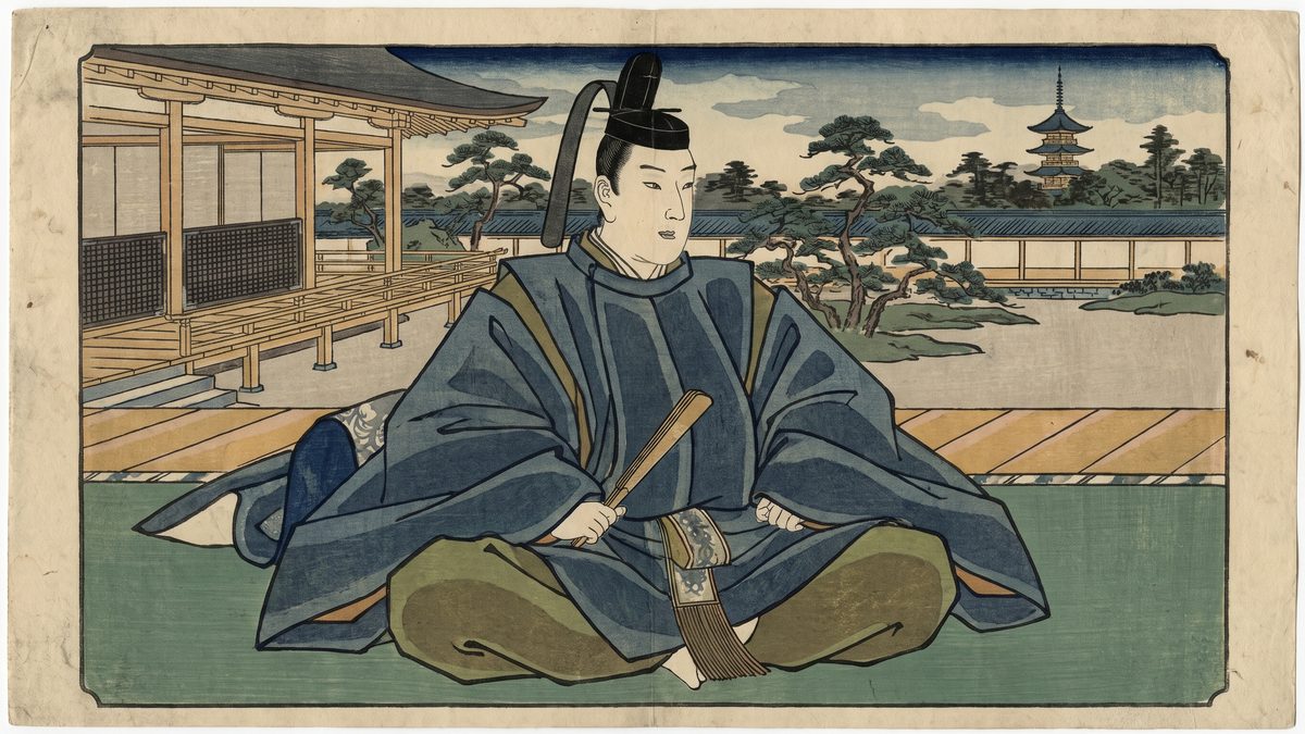 藤原不比等の浮世絵イラスト