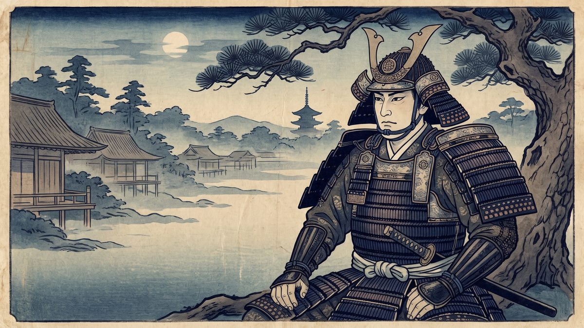 北条時政の浮世絵イラスト