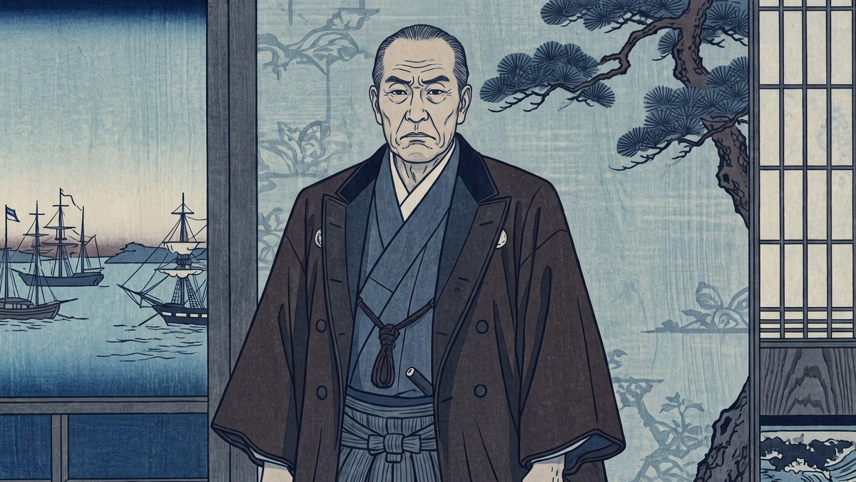 井伊直弼の浮世絵イラスト