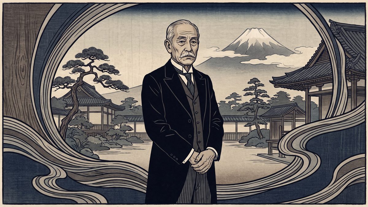 加藤高明の浮世絵イラスト