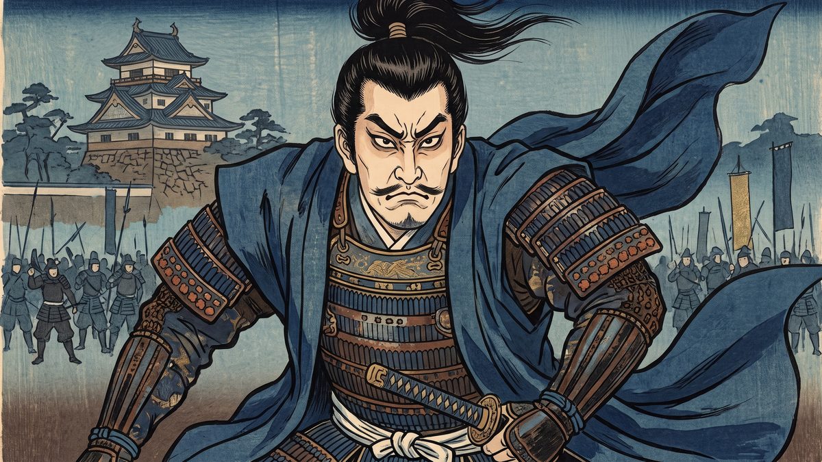 織田信長の浮世絵イラスト