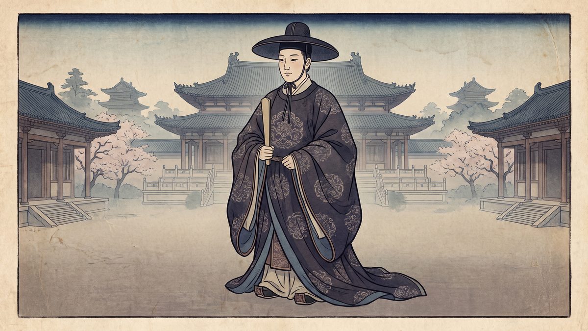 小野妹子の浮世絵イラスト