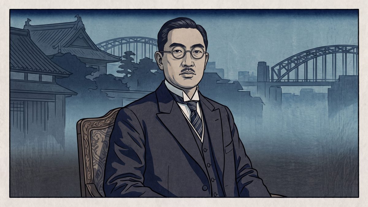 昭和天皇（裕仁）の浮世絵イラスト