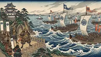 文禄の役（朝鮮出兵）の浮世絵イラスト