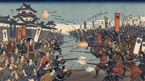 島原・天草一揆の浮世絵イラスト
