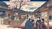 生類憐みの令（徳川綱吉）の浮世絵イラスト