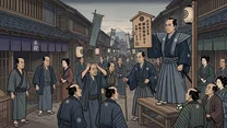 天保の改革（水野忠邦）の浮世絵イラスト